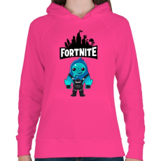 PRINTFASHION Fortnite rippley - Női kapucnis pulóver - Fukszia