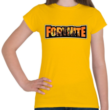 PRINTFASHION Fortnite season8 - Női póló - Sárga női póló