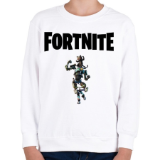 PRINTFASHION Fortnite Shadow Mecha Kitty - Gyerek pulóver - Fehér gyerek pulóver, kardigán