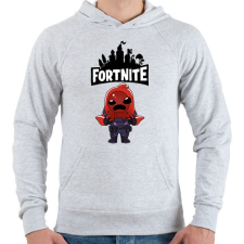 PRINTFASHION Fortnite Sludge - Férfi kapucnis pulóver - Sport szürke férfi pulóver, kardigán