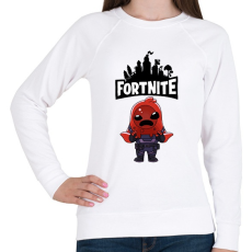 PRINTFASHION Fortnite Sludge - Női pulóver - Fehér