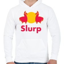 PRINTFASHION FORTNITE - Slurp - Férfi kapucnis pulóver - Fehér férfi pulóver, kardigán
