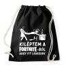 PRINTFASHION Fortnite - Sportzsák, Tornazsák - Fekete