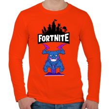 PRINTFASHION Fortnite Storm king - Férfi hosszú ujjú póló - Narancs férfi póló