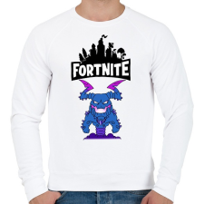 PRINTFASHION Fortnite Storm king - Férfi pulóver - Fehér férfi pulóver, kardigán