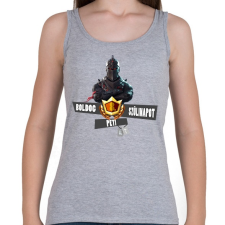 PRINTFASHION Fortnite születésnap - Női atléta - Sport szürke női trikó