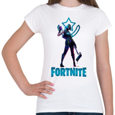PRINTFASHION Fortnite: Tilted Teknique - Női póló - Fehér női póló