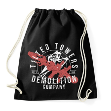 PRINTFASHION Fortnite - Tilted Towers Company - Sportzsák, Tornazsák - Fekete tornazsák