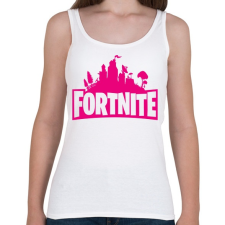 PRINTFASHION Fortnite valentin - Női atléta - Fehér női trikó