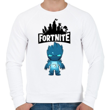 PRINTFASHION Fortnite Zero skin - Férfi pulóver - Fehér férfi pulóver, kardigán