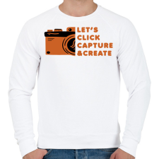 PRINTFASHION Fotózás - Férfi pulóver - Fehér férfi pulóver, kardigán