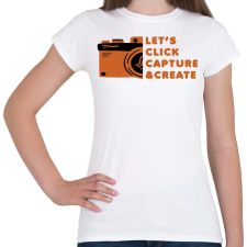 PRINTFASHION Fotózás - Női póló - Fehér női póló