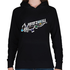 PRINTFASHION fotózNIKEll - Női kapucnis pulóver - Fekete