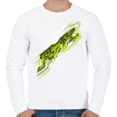 PRINTFASHION FOX - Férfi pulóver - Fehér