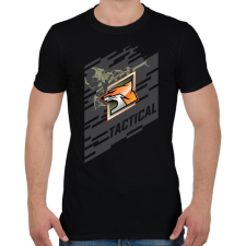 PRINTFASHION Fox Special - Férfi póló - Fekete férfi póló