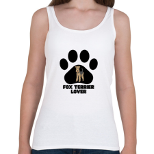 PRINTFASHION Fox Terrier Lover - Női atléta - Fehér női trikó