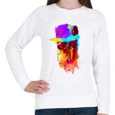 PRINTFASHION Foxeys favourite cap - Női pulóver - Fehér női pulóver, kardigán