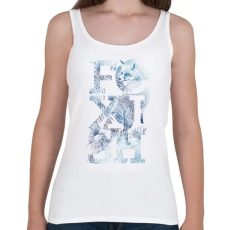 PRINTFASHION Foxish - Női atléta - Fehér