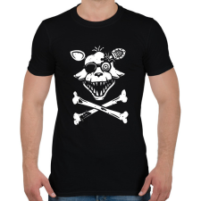 PRINTFASHION Foxy logó 2 - Férfi póló - Fekete férfi póló