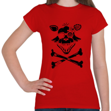 PRINTFASHION Foxy logó - Női póló - Piros női póló