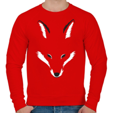 PRINTFASHION Foxy shape - Férfi pulóver - Piros