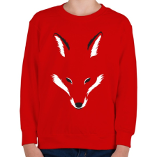 PRINTFASHION Foxy shape - Gyerek pulóver - Piros gyerek pulóver, kardigán