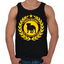 PRINTFASHION Francia bulldog kiskutya - Férfi atléta - Fekete atléta, trikó