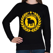 PRINTFASHION Francia bulldog kiskutya - Női pulóver - Fekete női pulóver, kardigán