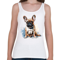 PRINTFASHION francia bulldog - Női atléta - Fehér