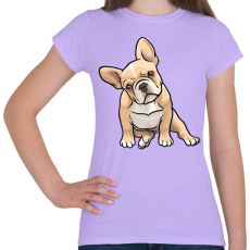 PRINTFASHION Francia bulldog - Női póló - Viola