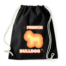PRINTFASHION Francia bulldog - Sportzsák, Tornazsák - Fekete tornazsák
