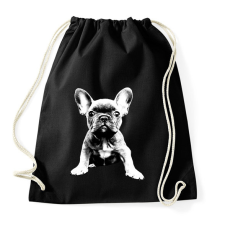 PRINTFASHION Francia Bulldog - Sportzsák, Tornazsák - Fekete tornazsák