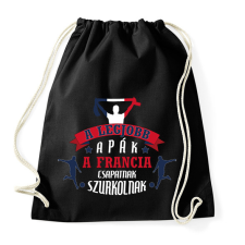 PRINTFASHION Francia csapat - Sportzsák, Tornazsák - Fekete tornazsák