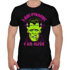 PRINTFASHION Frank - Férfi póló - Fekete férfi póló
