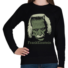 PRINTFASHION FrankEinstein - Női pulóver - Fekete