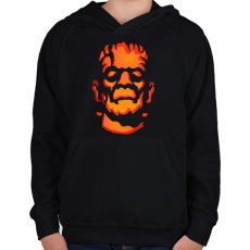 PRINTFASHION frankenstein - Gyerek kapucnis pulóver - Fekete
