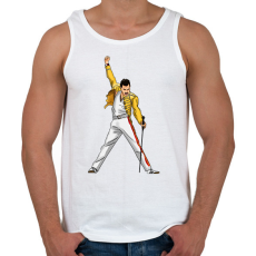PRINTFASHION Freddie Mercury  - Férfi atléta - Fehér