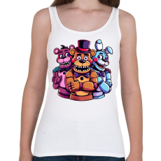 PRINTFASHION Freddy Fazbear and friends - Női atléta - Fehér