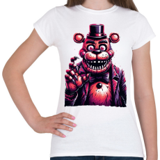 PRINTFASHION Freddy Fazbear - Női póló - Fehér