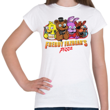 PRINTFASHION Freddy Fazbear - Női póló - Fehér női póló