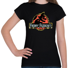 PRINTFASHION Freddy Fazbear's - Női póló - Fekete női póló