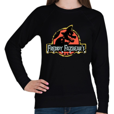 PRINTFASHION Freddy Fazbear's - Női pulóver - Fekete női pulóver, kardigán