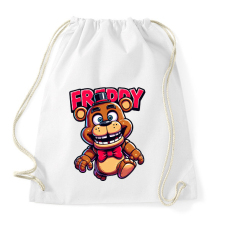 PRINTFASHION Freddy Fazbear - Sportzsák, Tornazsák - Fehér tornazsák