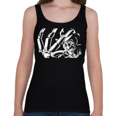 PRINTFASHION Freddy Krueger 2 - Női atléta - Fekete