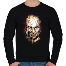 PRINTFASHION Freddy Krueger 3 - Férfi pulóver - Fekete férfi pulóver, kardigán