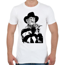 PRINTFASHION Freddy_Krueger - Férfi póló - Fehér férfi póló