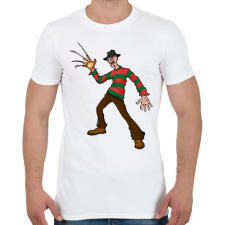 PRINTFASHION Freddy_Krueger_ - Férfi póló - Fehér férfi póló