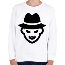 PRINTFASHION Freddy_Krueger_ - Gyerek pulóver - Fehér