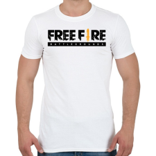 PRINTFASHION Free Fire - Férfi póló - Fehér férfi póló