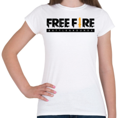 PRINTFASHION Free Fire - Női póló - Fehér